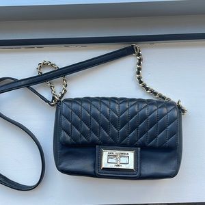 Karl Lagerfeld cross body soft leather bag.